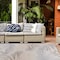 World Rug Gallery Bahama Palm Frond Indoor/Outdoor Non-Shedding Area Rug 5' x7' Cream 430CREAM5X7 - alternate 8